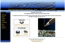 Tablet Screenshot of hegemonelectronics.com